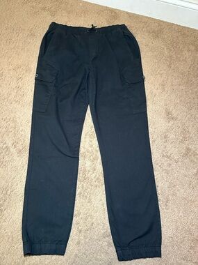 Airwalk Men’s Cargo Jogger Pants Black Size Medium Casual